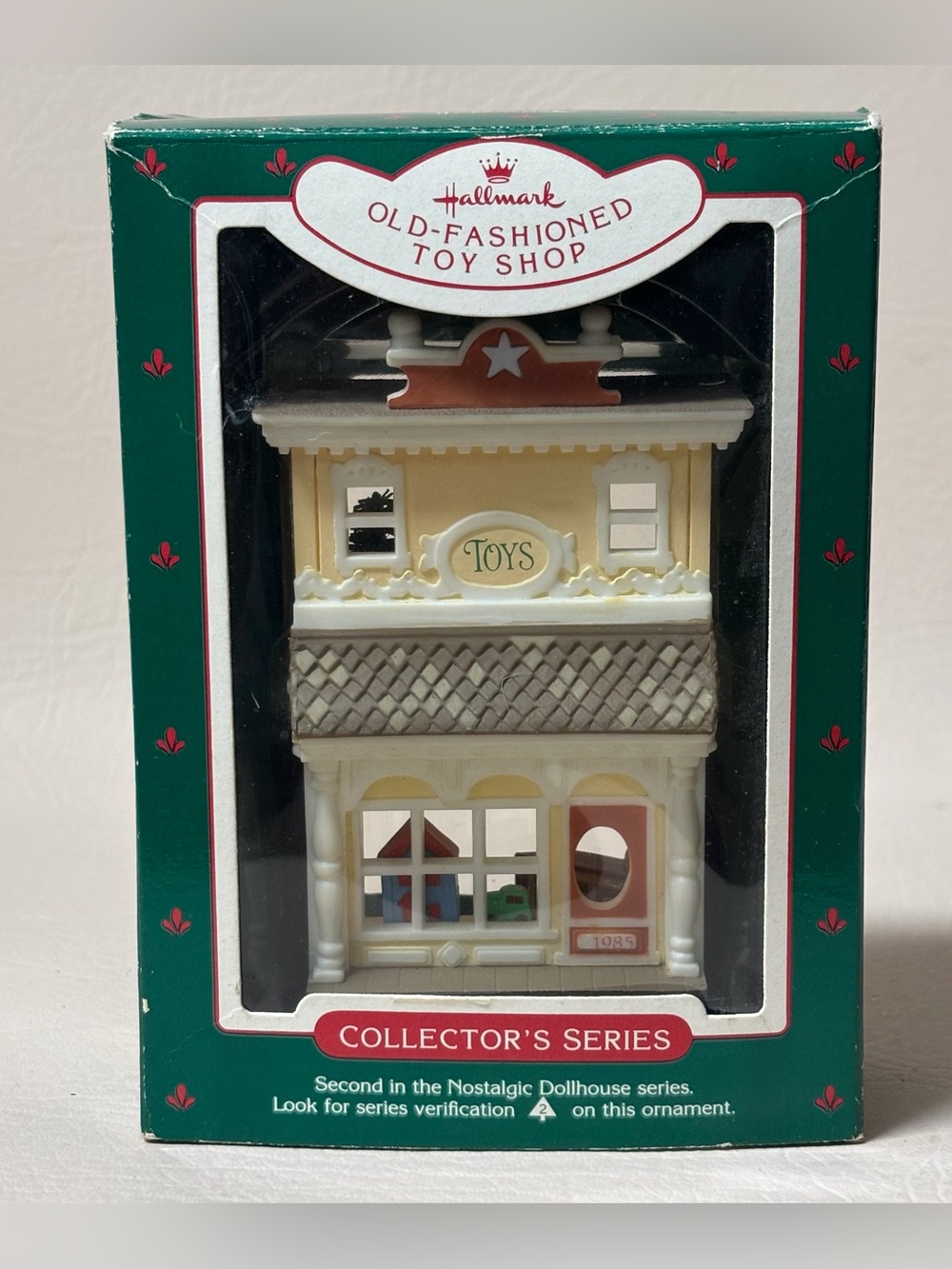 HALLMARK 1985 OLD FASHIONED TOY SHOP - #2 in the Nostalgic Dollhouse Series+Box